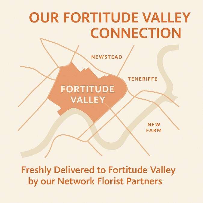 Local Fortitude Valley flower delivery map – Lily’s Florist partners with expert Brisbane florists for fast, same-day service to Fortitude Valley and nearby suburbs.