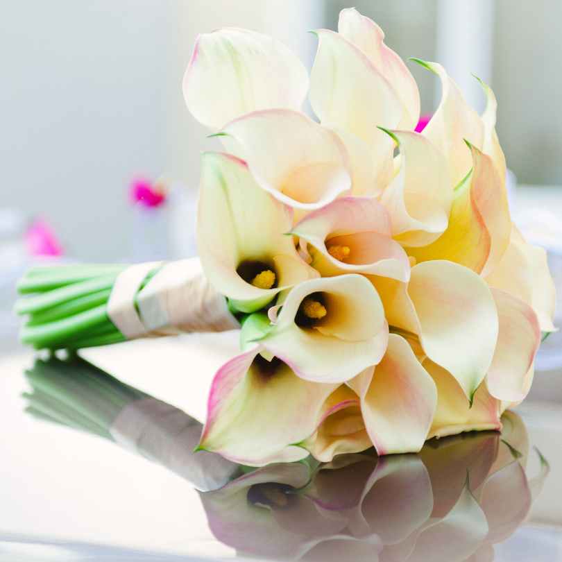 Top 10 Most Popular Wedding Bouquets in 2024 - calla lilies