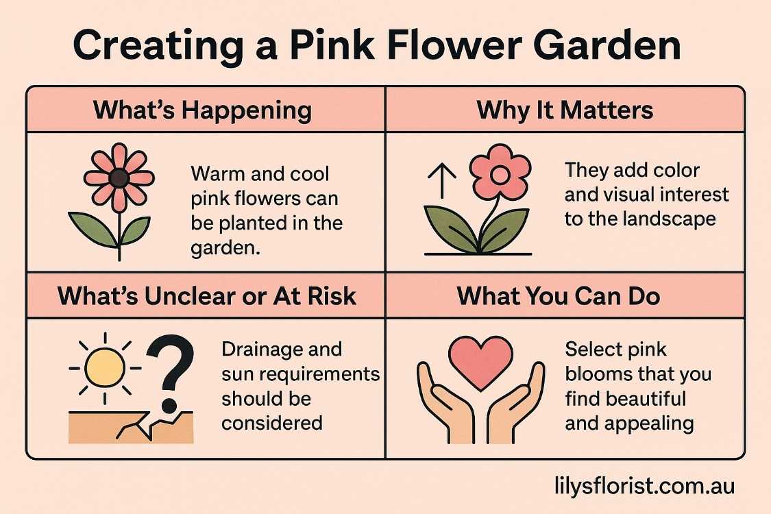 Creating a Pink Flower Garden