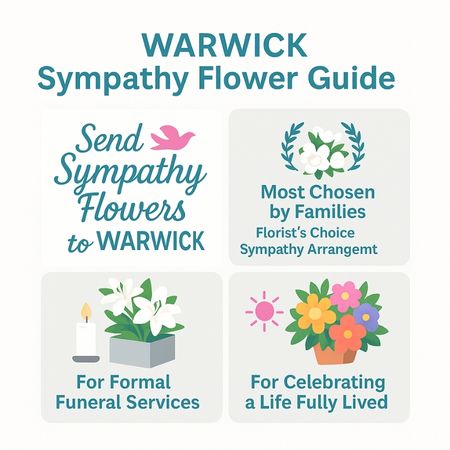 Warwick Sympathy Flower Guide