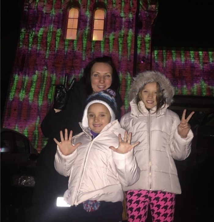 Asha, Siobhan and Ivy in Bathurst in 2014