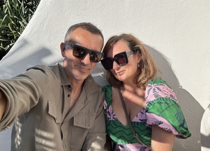 Siobhan and Andrew at Raes on Wategos, Byron Bay, September 2025