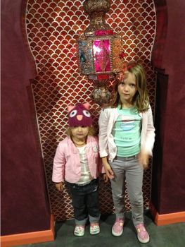 Siobhan and Andrew's children Ivy and Asha during a 2013 visit to Armidale