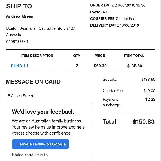 Leverage Your Online Order Confirmation Email