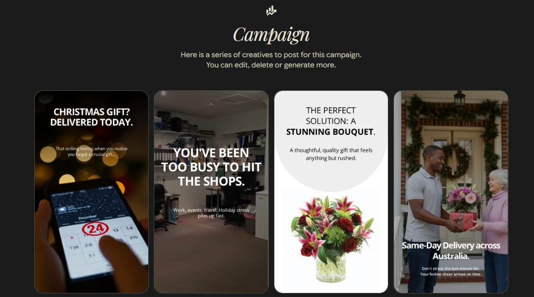 first shot of using pomelli, then how to improve output first shot of using pomelli, then how to improve output
