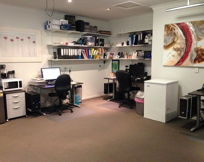 The Lily's Florist 'headquarters' in Pottsville – a converted double garage where we grew our national network in 2010.