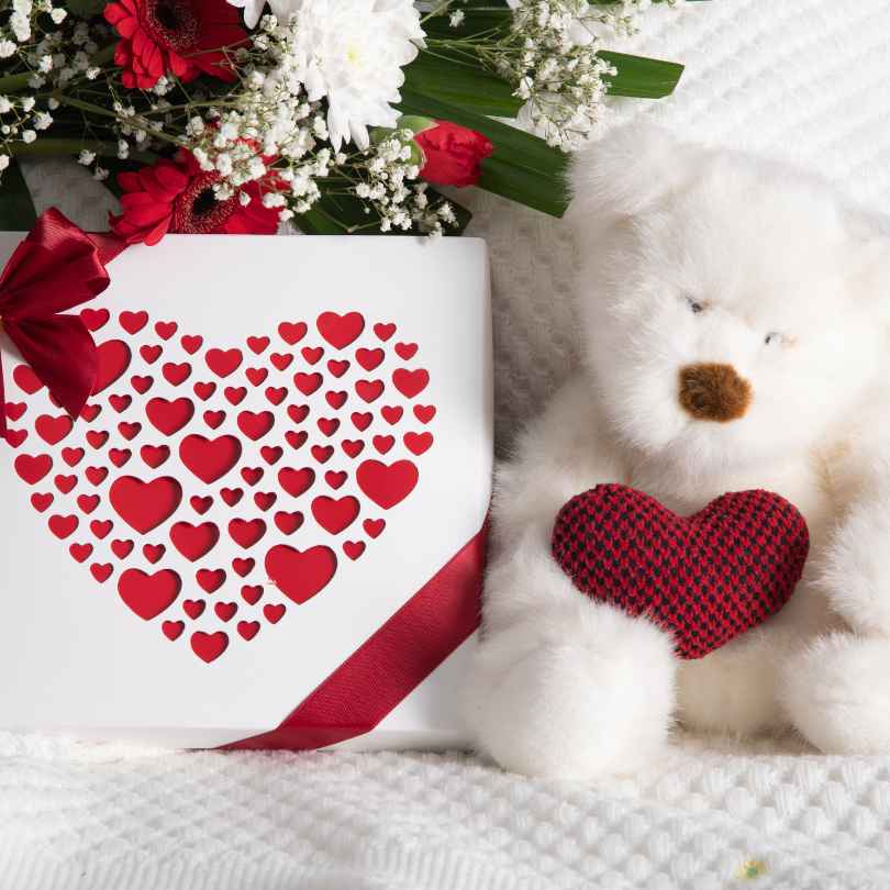 Best Valentine's Day Flowers for Children - teddy and chocolates
