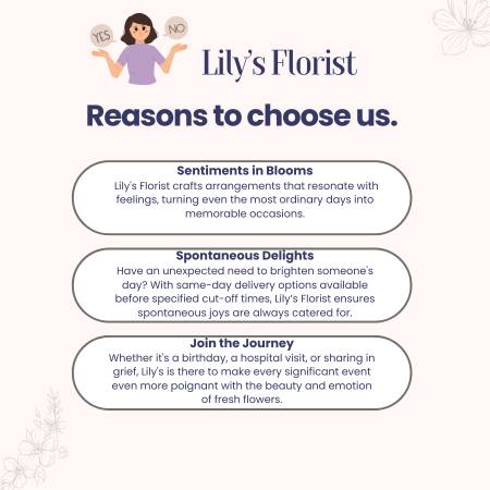 why choose lilys florist delivery to orange nsw